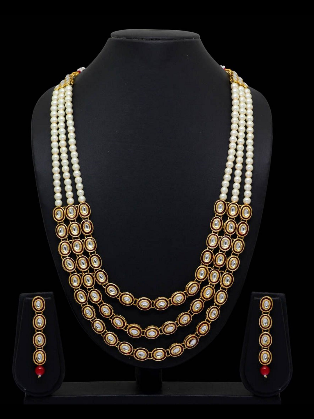 Pearl necklace shop set price